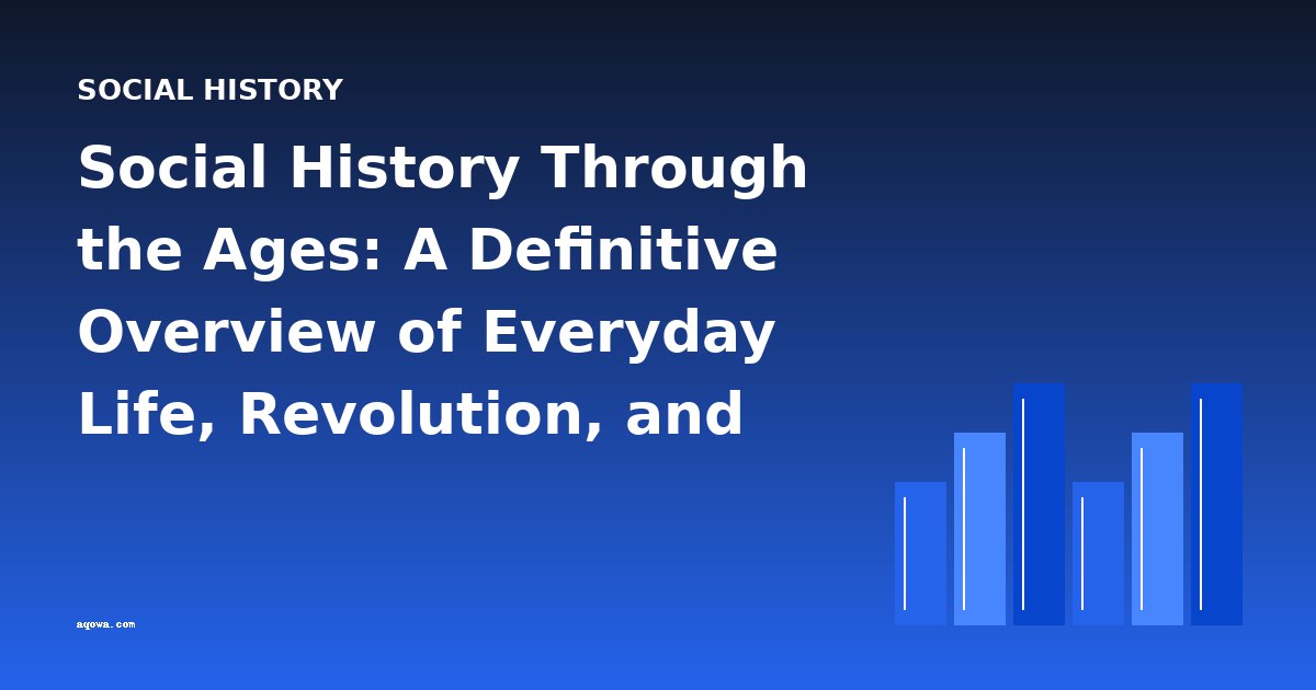 Social History Through the Ages: A Definitive Overview of Everyday Life, Revolution, and Empire