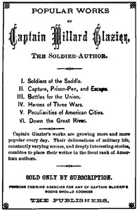 Cover of Sword and Pen Ventures and Adventures of Willard Glazier — Text and Context
