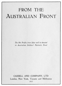 Cover of From the Australian Front — Text and Context