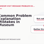Common Problem Explanation Mistakes in Museum Visit Message English